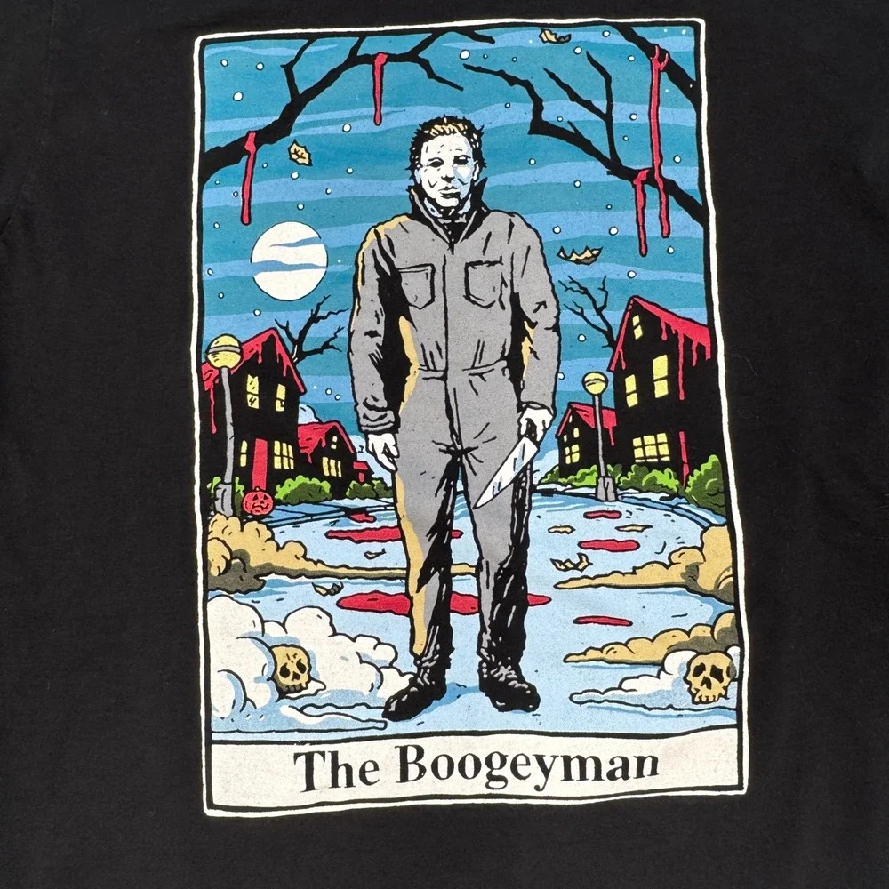 John Carpenters Halloween The Boogeyman Michael Myers‎ Tarot T Shirt Large